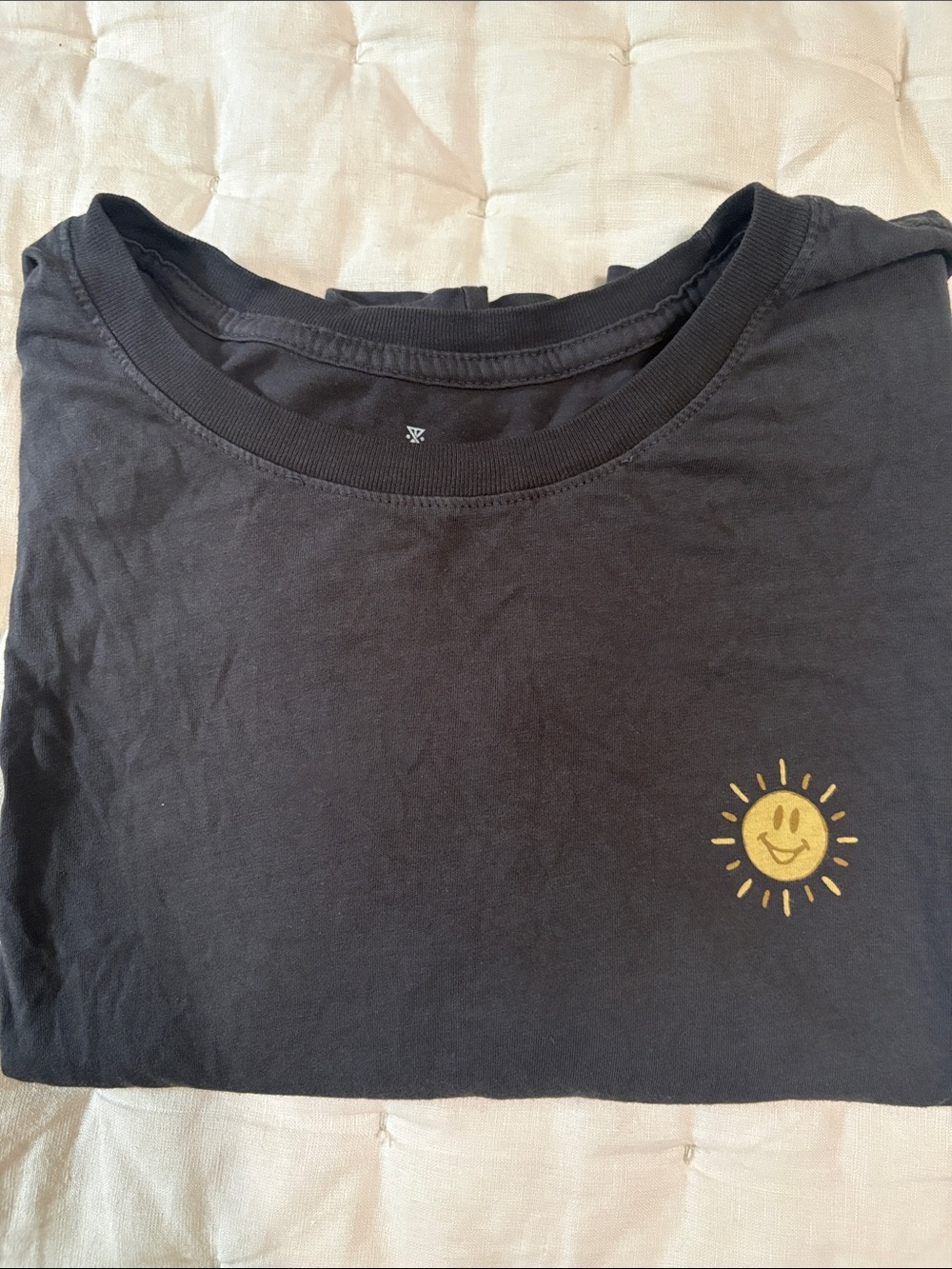 Roark Black Garment-Dyed Premium Tee cropped